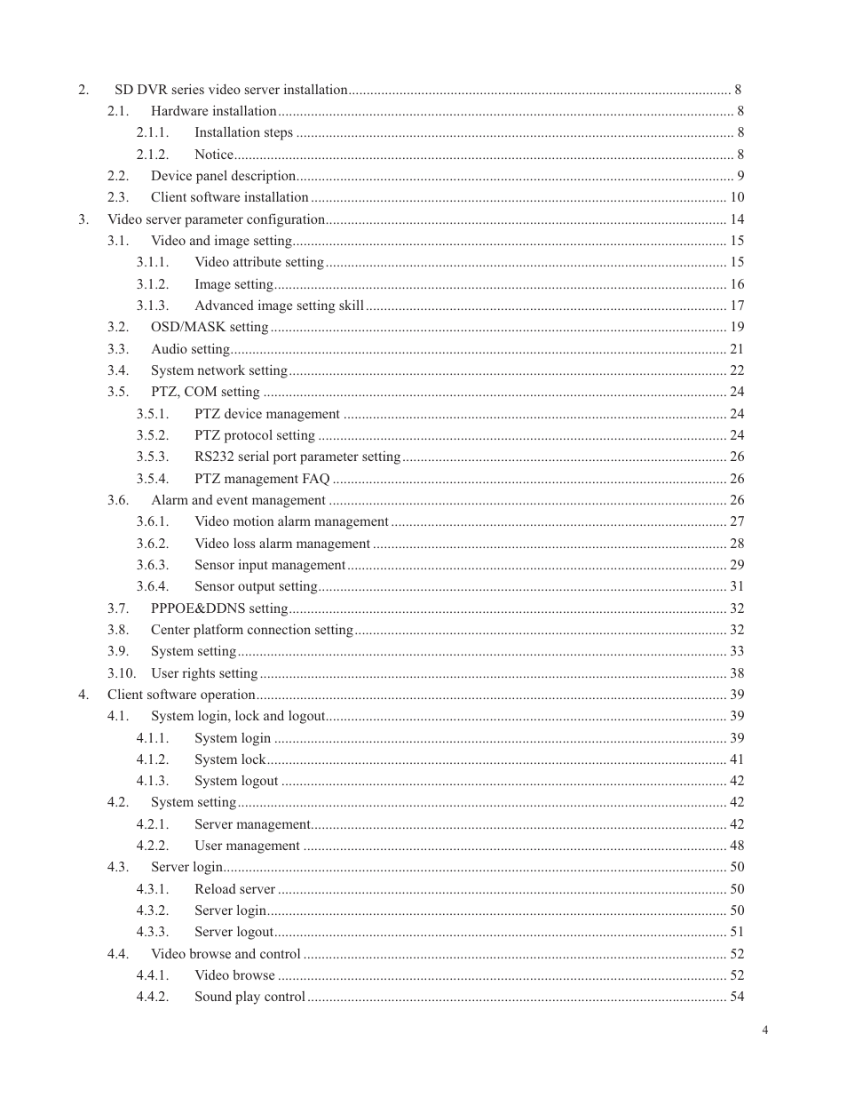 COP-USA SDDVR-WF User Manual | Page 6 / 82
