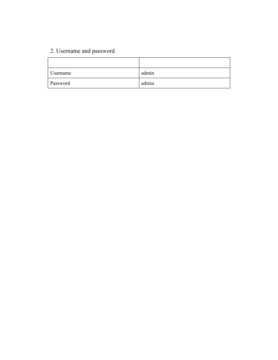 Username and password | COP-USA ALC-WF User Manual | Page 66 / 66