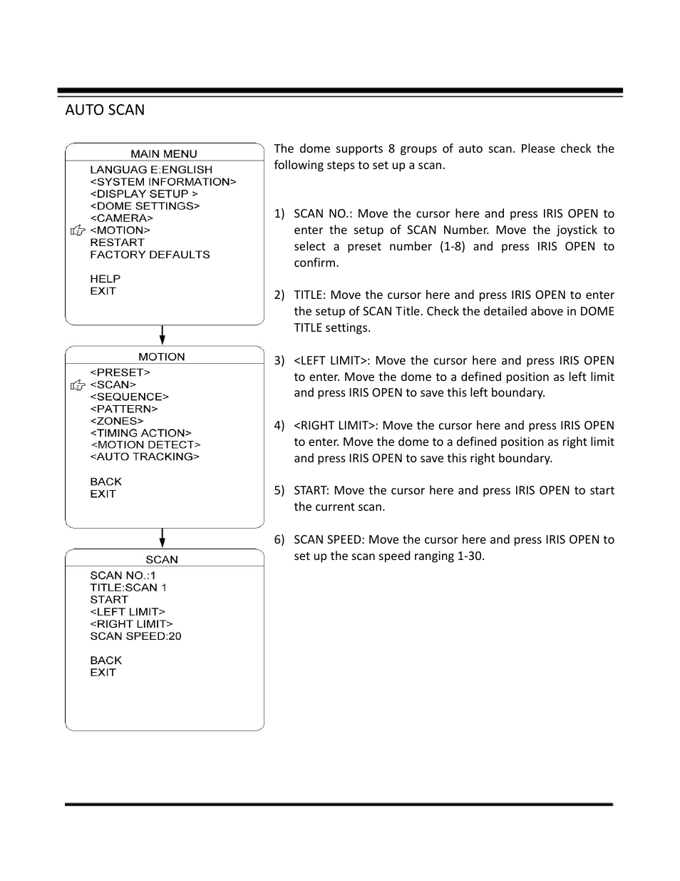 Auto scan | COP-USA CD55-SDI-IRWPTK User Manual | Page 46 / 54