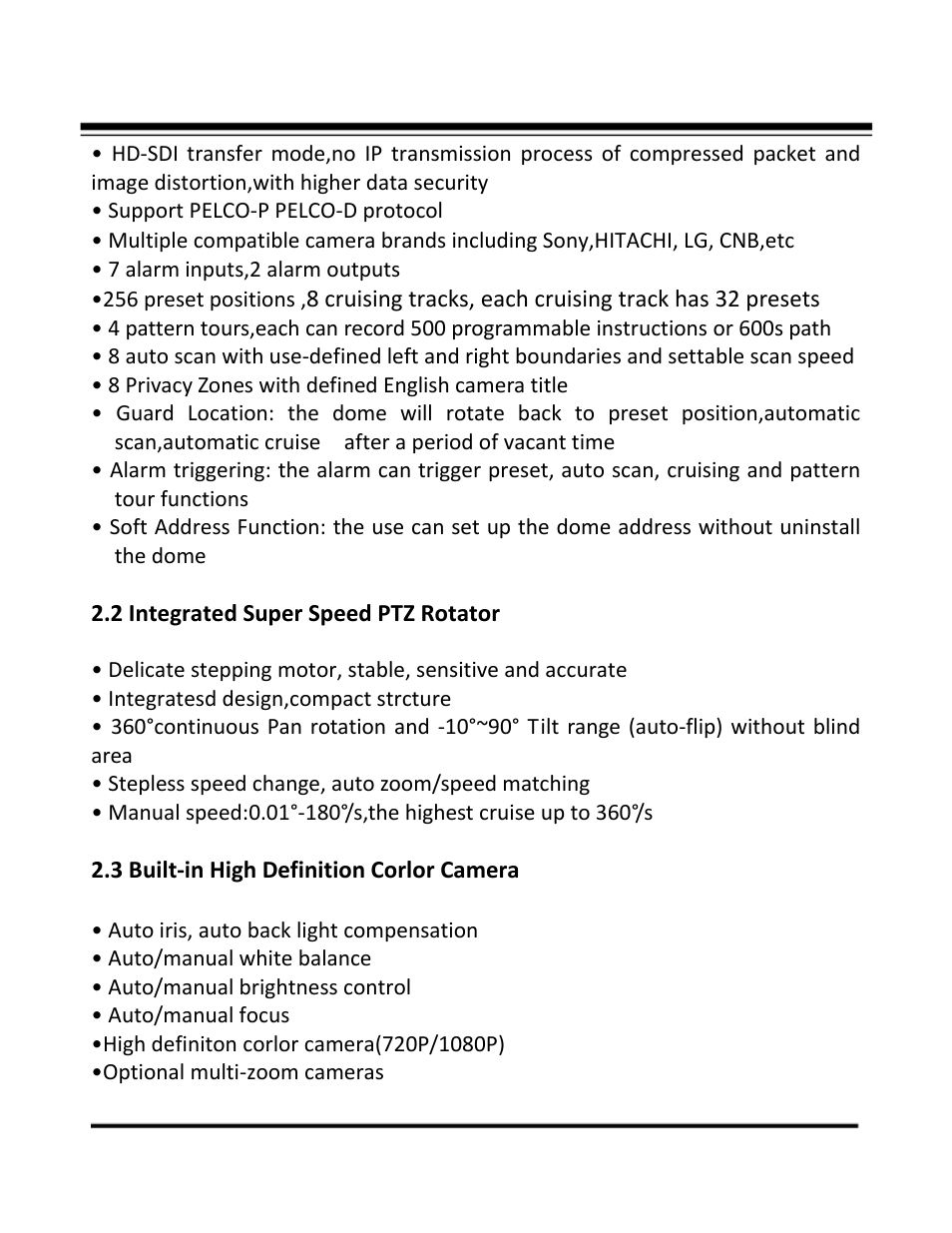 COP-USA CD55-SDI-IRWPTK User Manual | Page 6 / 54