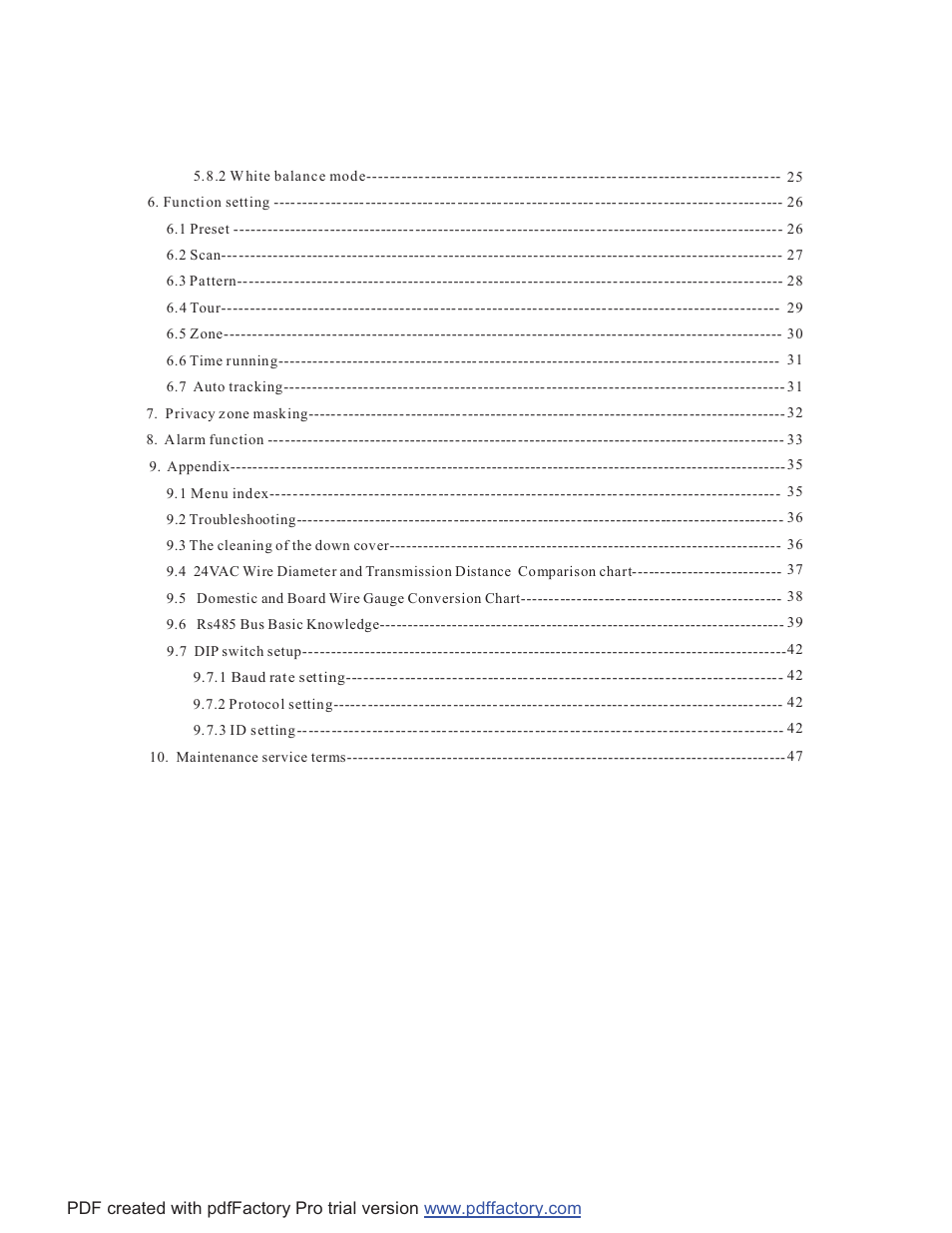 COP-USA CD58NV-MTS18 User Manual | Page 3 / 50