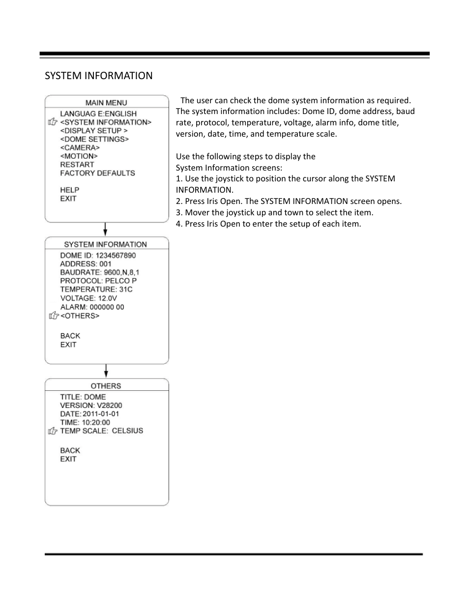 System information | COP-USA CD59NV-IR35YK User Manual | Page 27 / 55