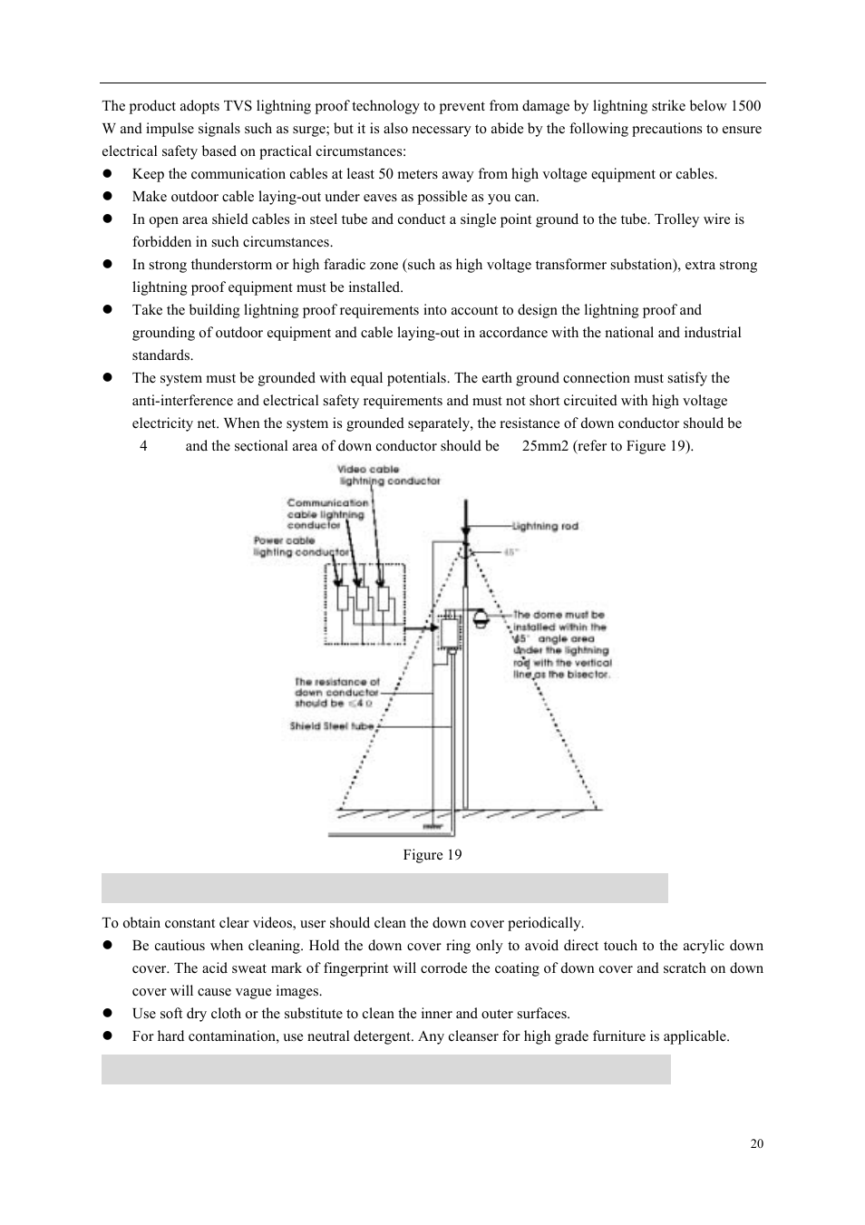 Appendix : the cleaning of clear down cover, Appendix : rs485 bus basic knowledge | COP-USA CD55HD User Manual | Page 21 / 25