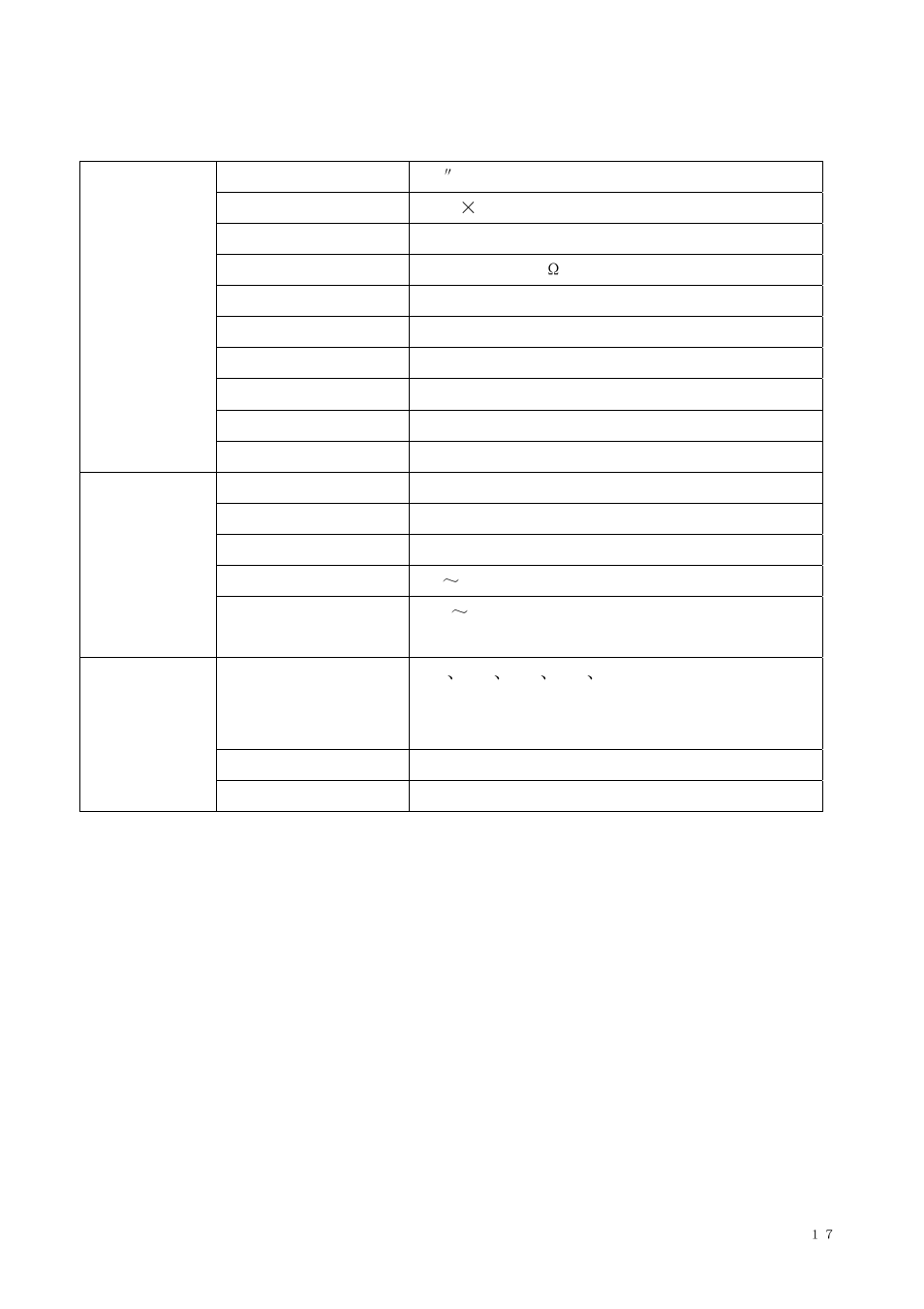 Vi technical data | COP-USA ASH65NV User Manual | Page 21 / 21