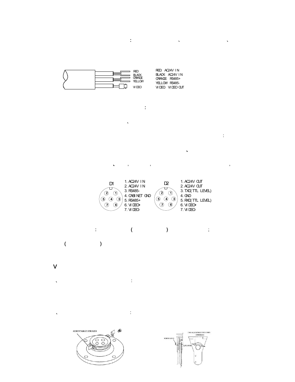 Setting pan/tilt end | COP-USA AS75W User Manual | Page 8 / 9