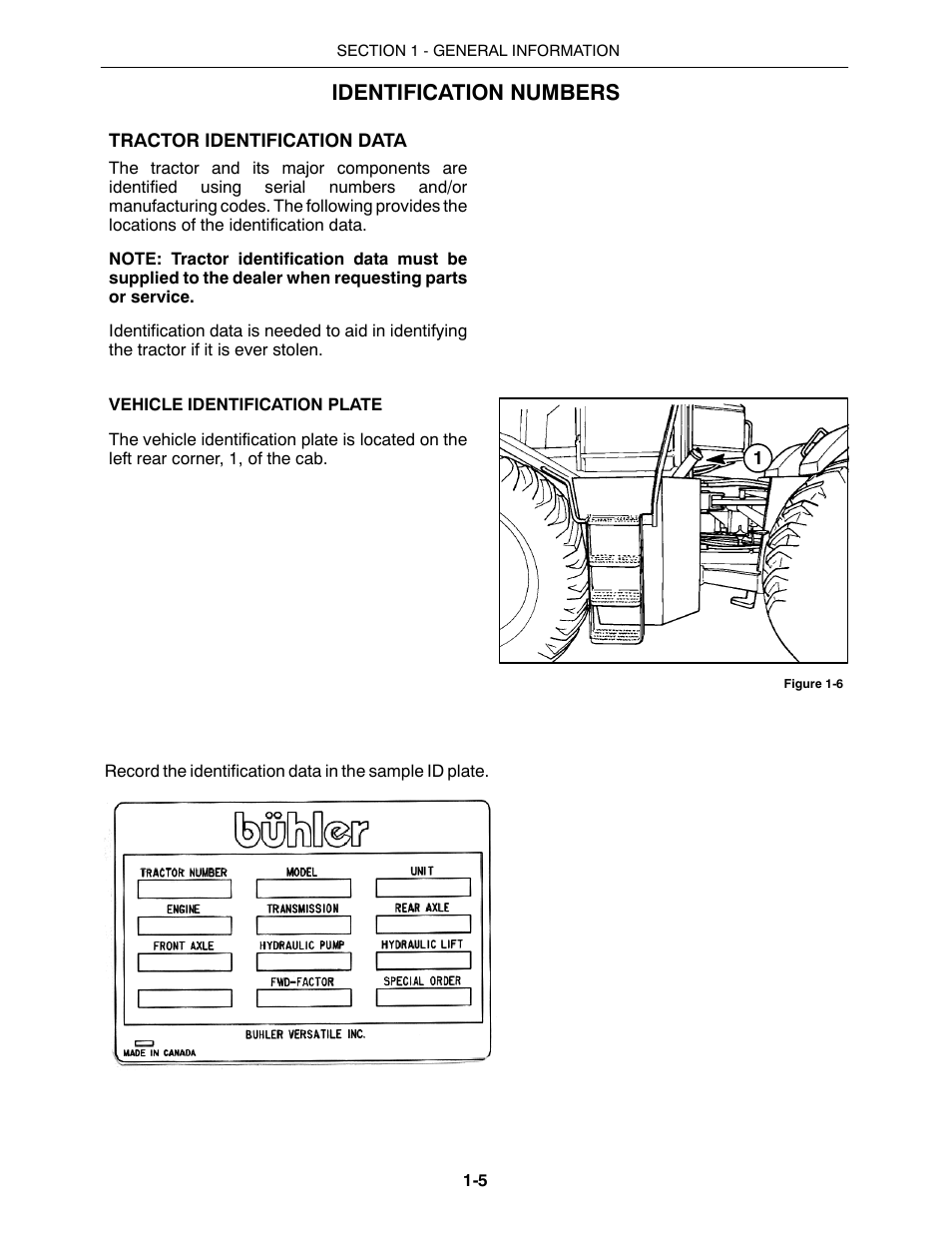 Identification numbers | Buhler 2425 User Manual | Page 25 / 380