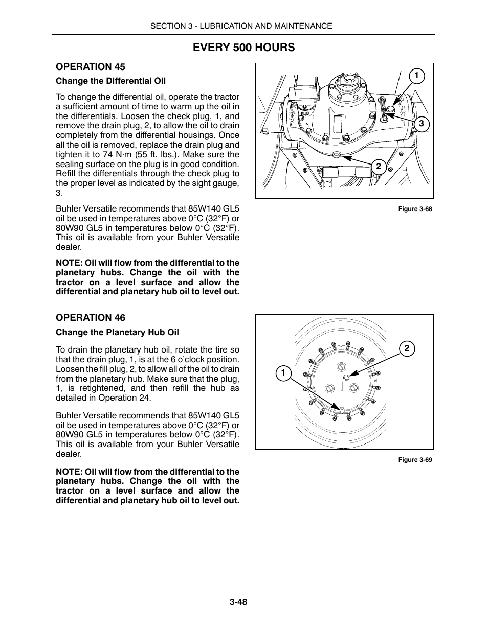 Every 500 hours | Buhler 2425 User Manual | Page 272 / 380