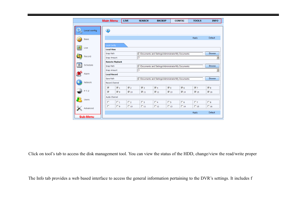 11 tools, 12 remote information | COP-USA DVR2716XD-M User Manual | Page 70 / 105