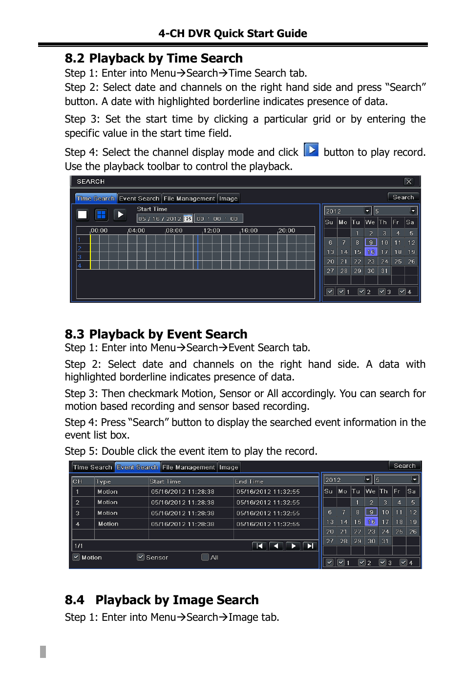 COP-USA DVR2704XE-L User Manual | Page 111 / 114