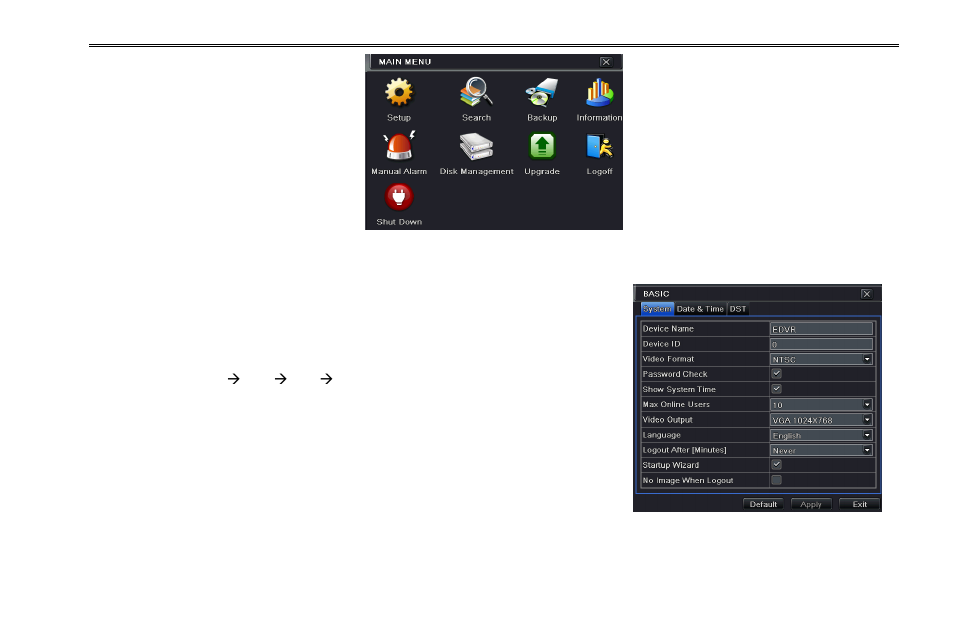 1 basic configuration | COP-USA DVR2704XE-L User Manual | Page 21 / 114
