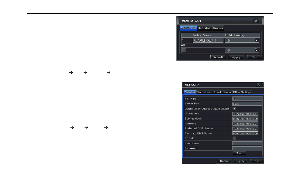 6 network configuration | COP-USA DVR2704XE-L User Manual | Page 33 / 114