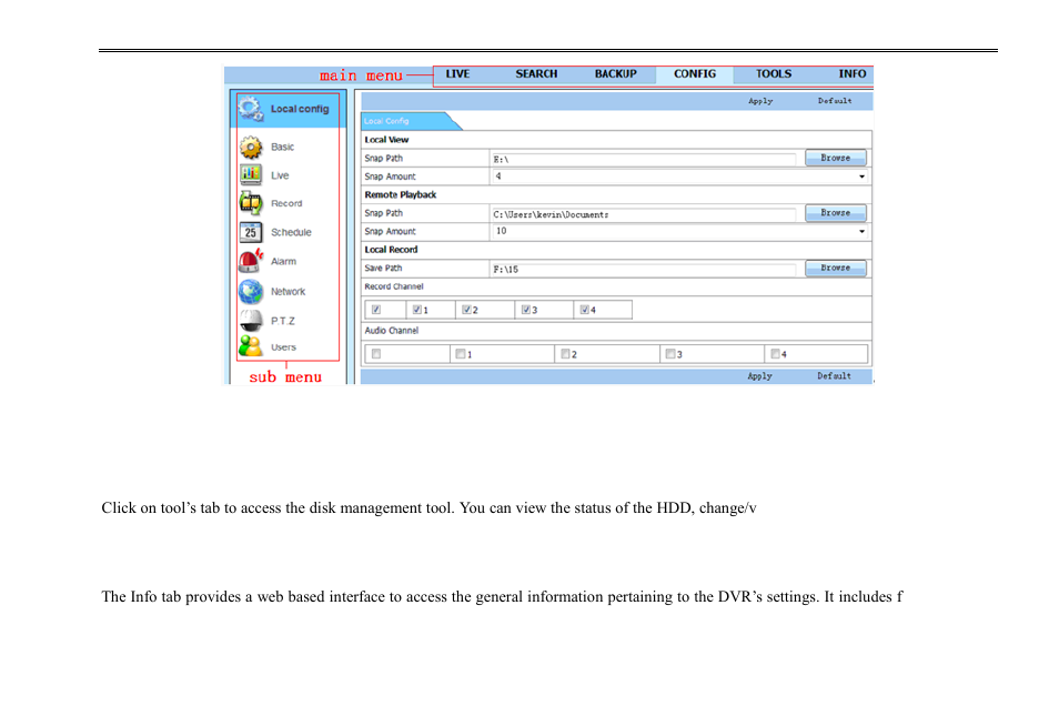 6 tools, 7 remote information | COP-USA DVR2704XE-L User Manual | Page 66 / 114