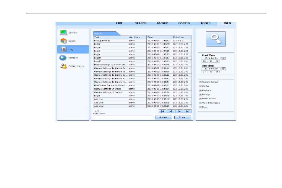 COP-USA DVR2704XE-L User Manual | Page 67 / 114