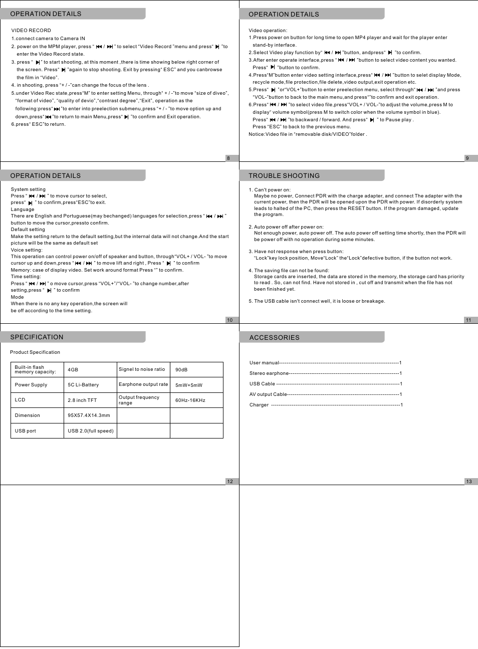 页面 2 | COP-USA PDR26M User Manual | Page 2 / 2