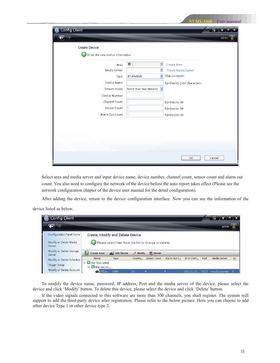 COP-USA NVMS 5000 User Manual | Page 21 / 72