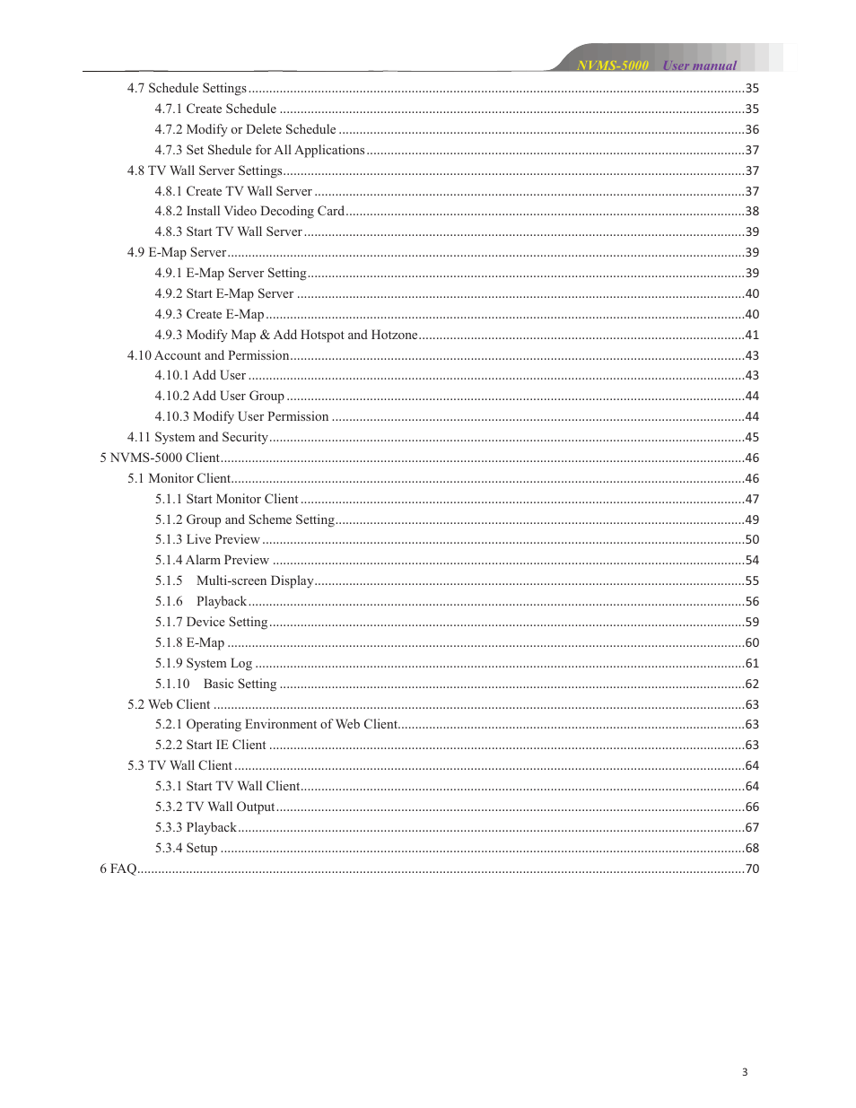 COP-USA NVMS 5000 User Manual | Page 3 / 72