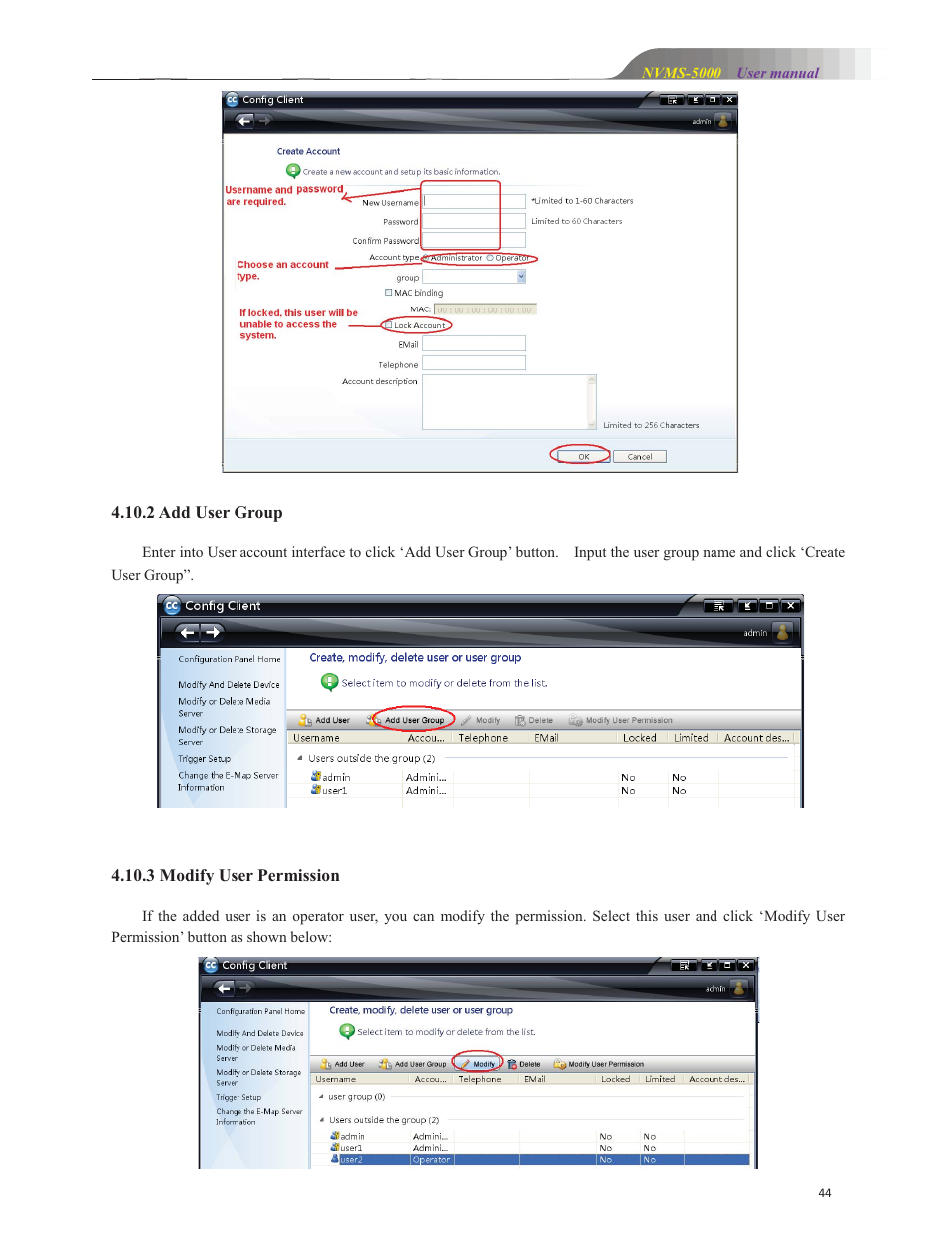 COP-USA NVMS 5000 User Manual | Page 44 / 72