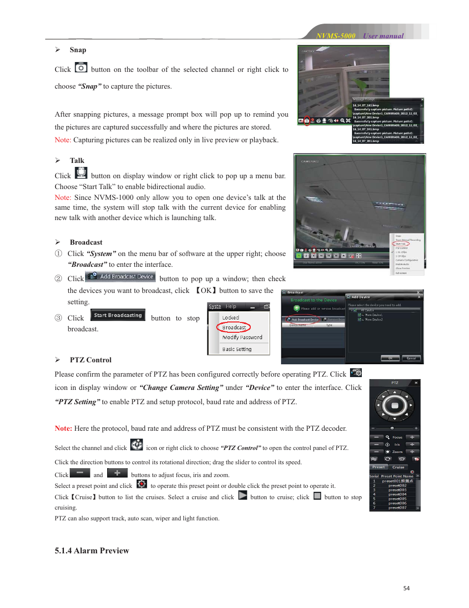 COP-USA NVMS 5000 User Manual | Page 54 / 72