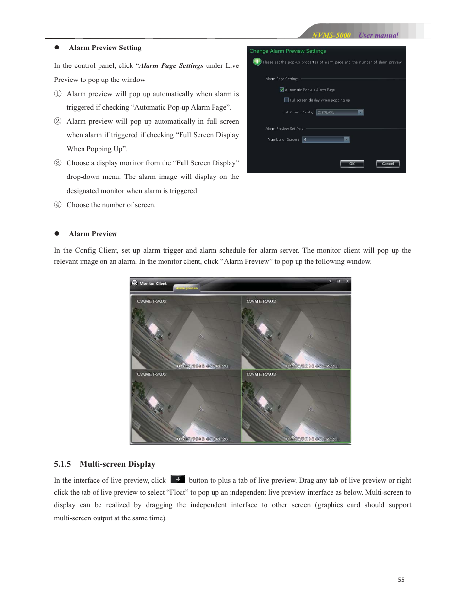 COP-USA NVMS 5000 User Manual | Page 55 / 72