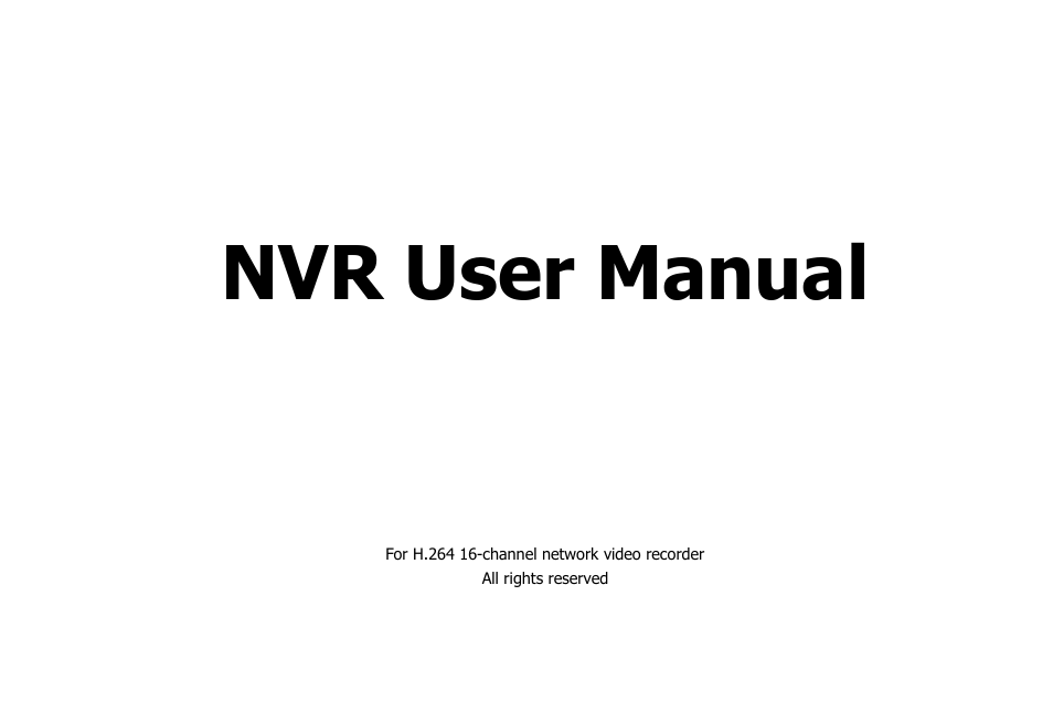 COP-USA NVR2816NE-L User Manual | 91 pages