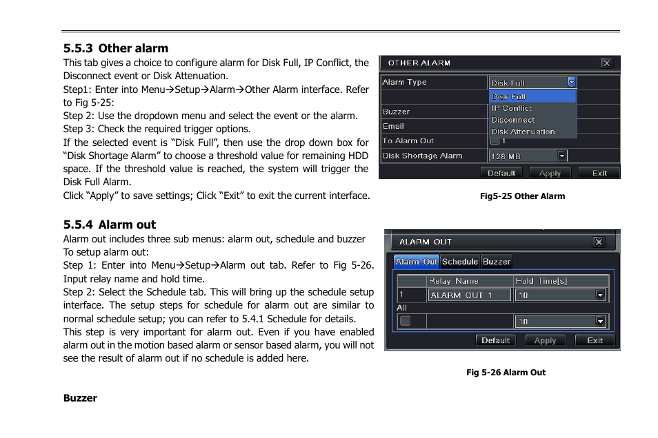 3 other alarm, 4 alarm out | COP-USA NVR2816NE-L User Manual | Page 37 / 91