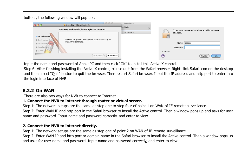 2 on wan | COP-USA NVR2816NE-L User Manual | Page 56 / 91