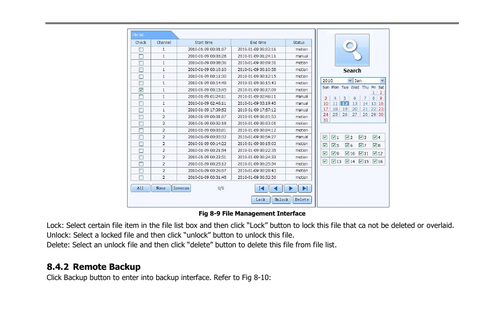 2 remote backup | COP-USA NVR2816NE-L User Manual | Page 64 / 91