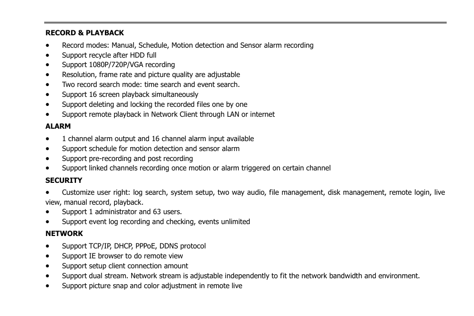 COP-USA NVR2816NE-L User Manual | Page 8 / 91
