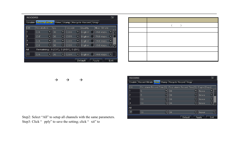 3 time | COP-USA DVR2304SE-B User Manual | Page 30 / 108
