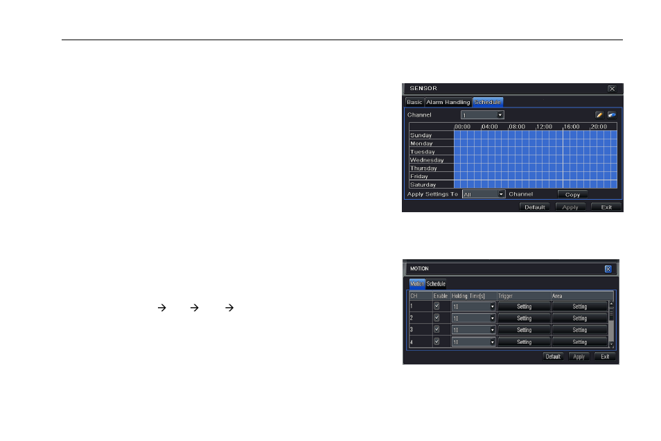 2 motion | COP-USA DVR2304SE-B User Manual | Page 35 / 108
