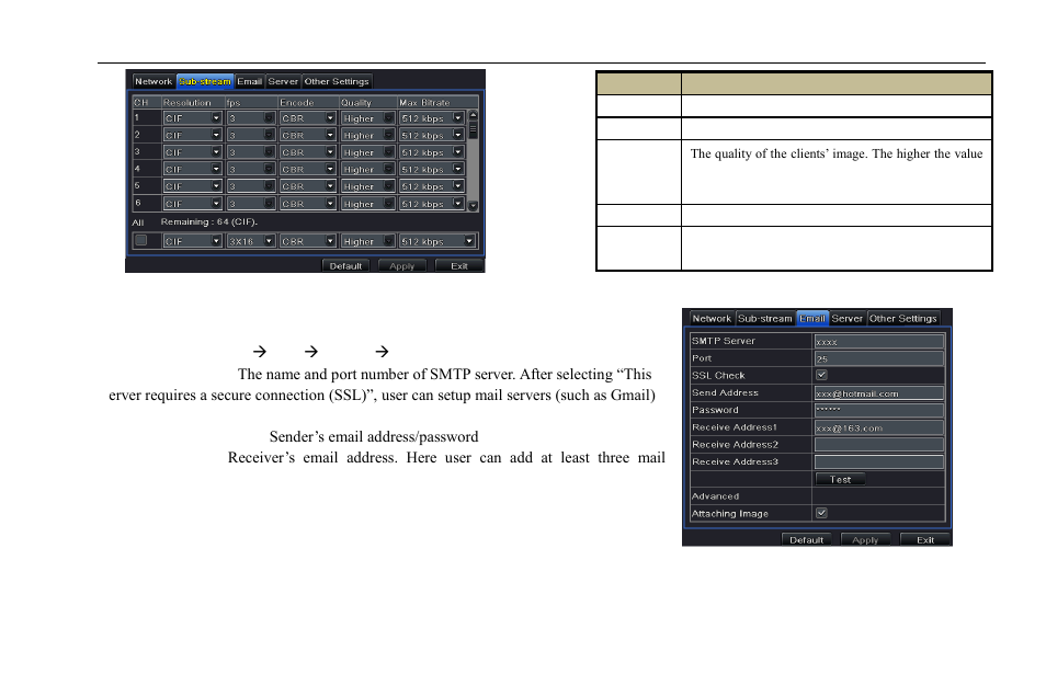 3 email | COP-USA DVR2304SE-B User Manual | Page 40 / 108