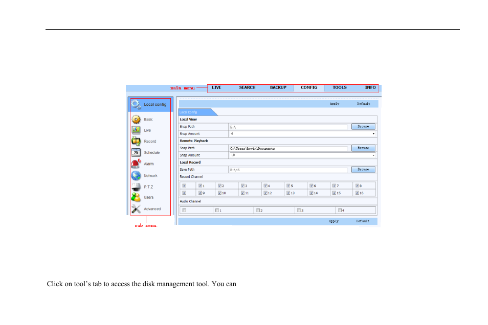 5 remote system configuration, 6 tools | COP-USA DVR2304SE-B User Manual | Page 73 / 108