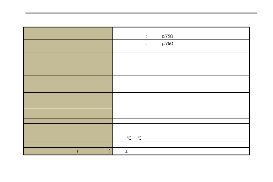Appendix e 8-ch specifications | COP-USA DVR2508-FD User Manual | Page 109 / 111