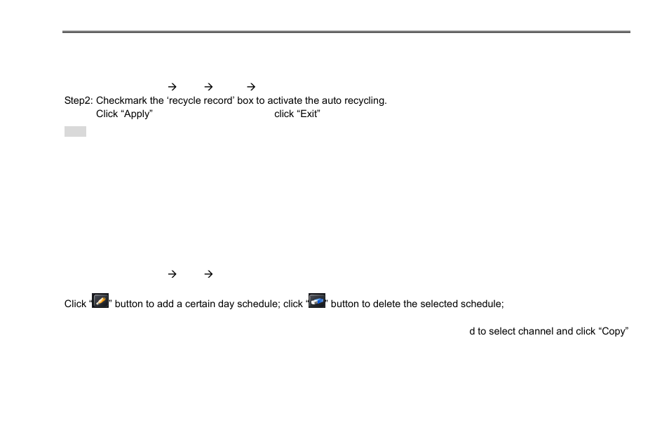 4 schedule configuration | COP-USA DVR2508-FD User Manual | Page 33 / 111