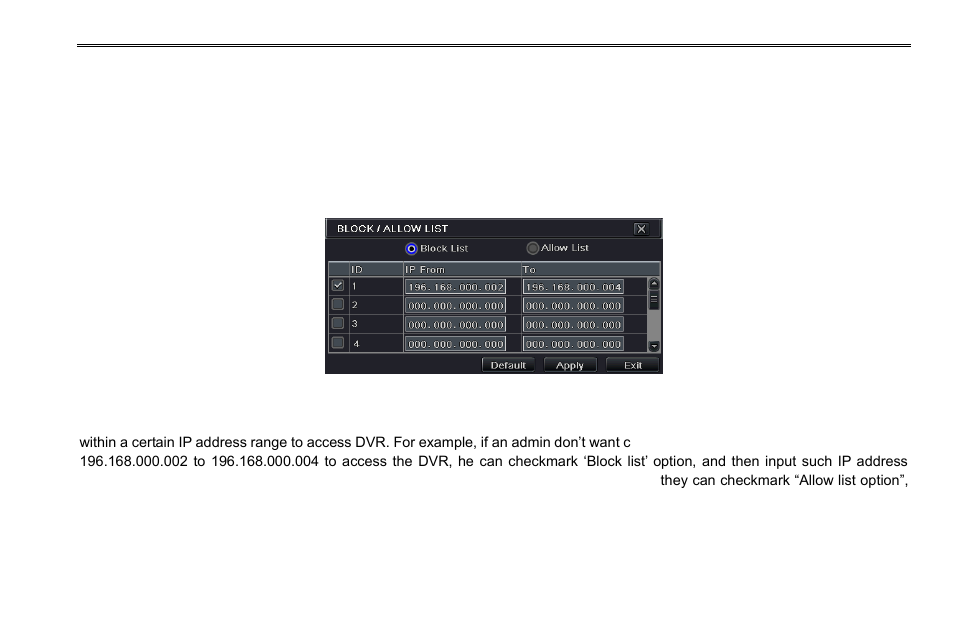 COP-USA DVR2508-FD User Manual | Page 50 / 111