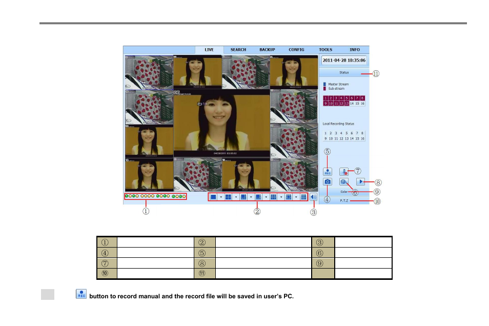 3 the remote live preview interface | COP-USA DVR2508-FD User Manual | Page 65 / 111