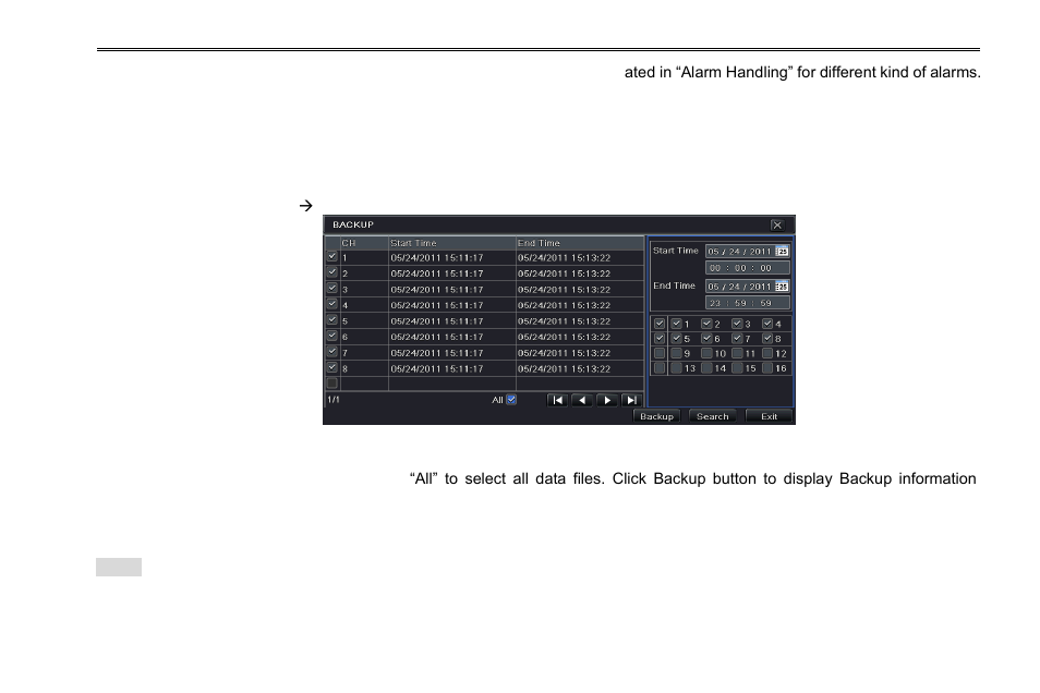5 backup | COP-USA DVR16HEC-960 User Manual | Page 53 / 124