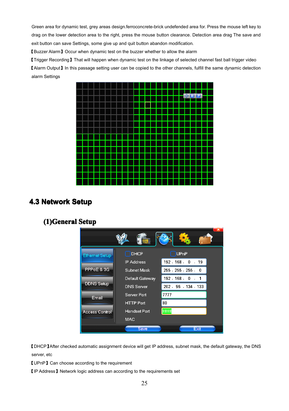 3networksetup, 3 network setup | COP-USA PKG-DVR04 User Manual | Page 25 / 82