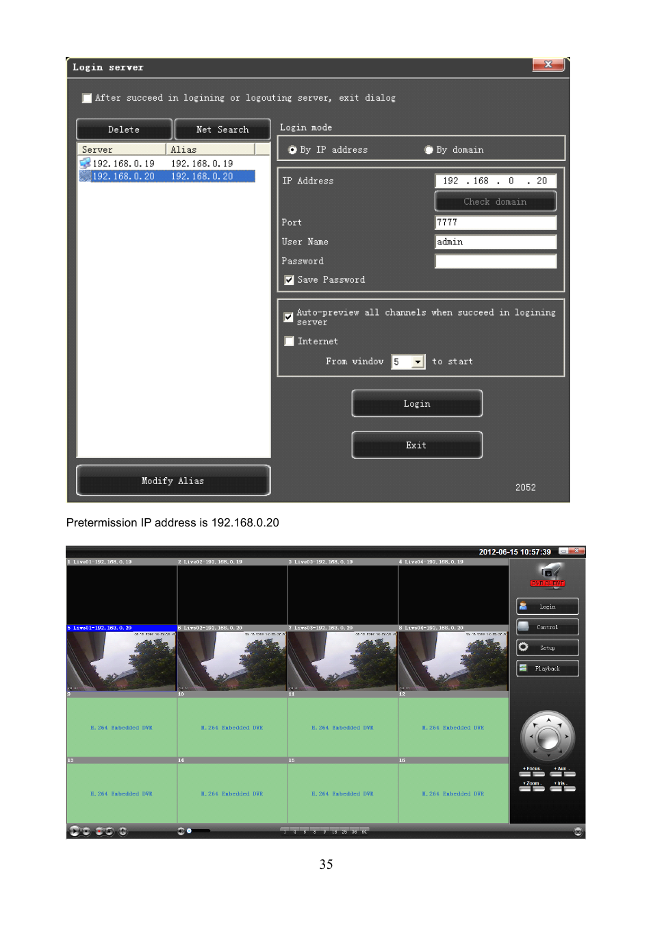COP-USA PKG-DVR04 User Manual | Page 35 / 82