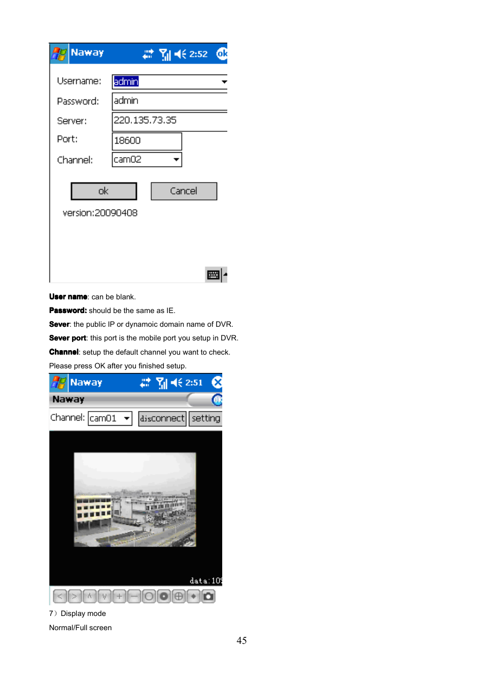 COP-USA PKG-DVR04 User Manual | Page 45 / 82