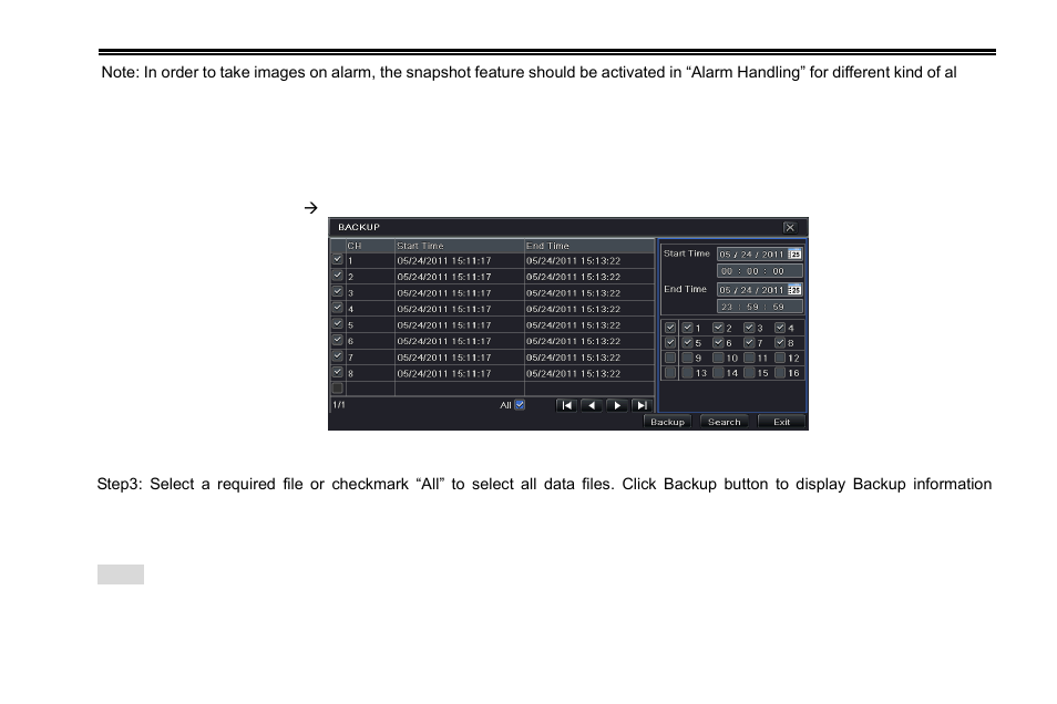5 backup | COP-USA DVR2308SE-SL User Manual | Page 52 / 120
