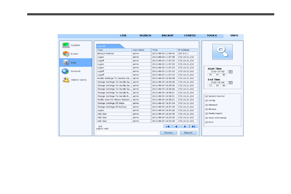COP-USA DVR2308SE-SL User Manual | Page 73 / 120