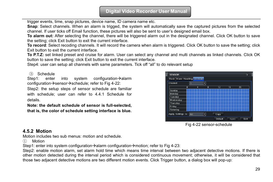 Motion, 2 motion | COP-USA DVRHD-16D1-HDMI User Manual | Page 35 / 124