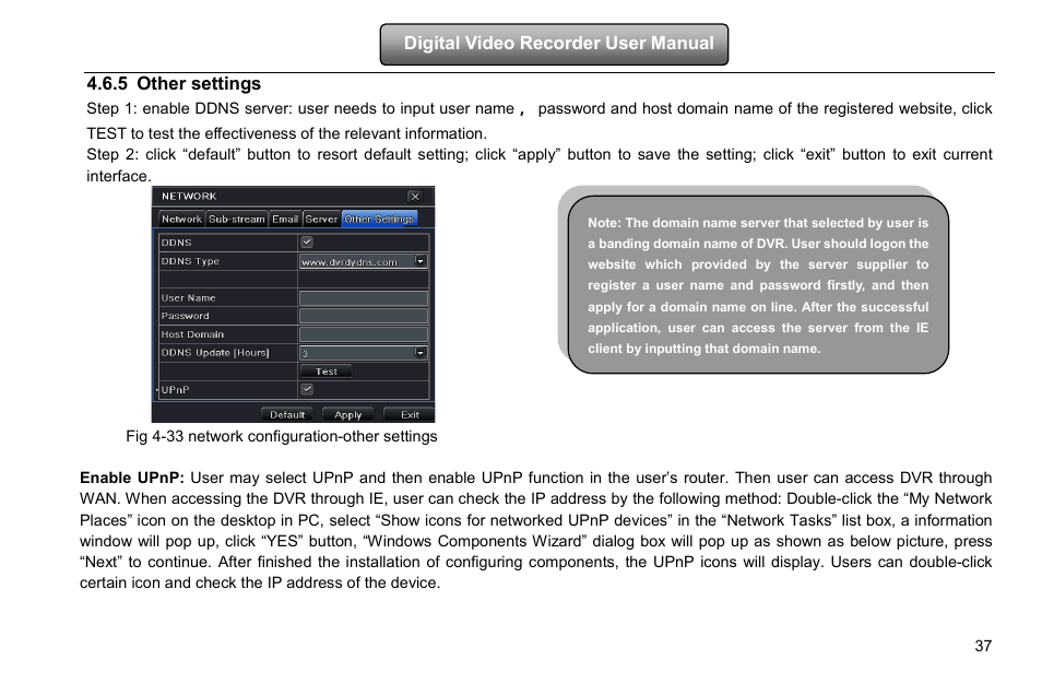 Other settings, 5 other settings | COP-USA DVRHD-16D1-HDMI User Manual | Page 43 / 124