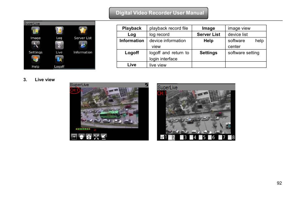 COP-USA DVRHD-16D1-HDMI User Manual | Page 98 / 124
