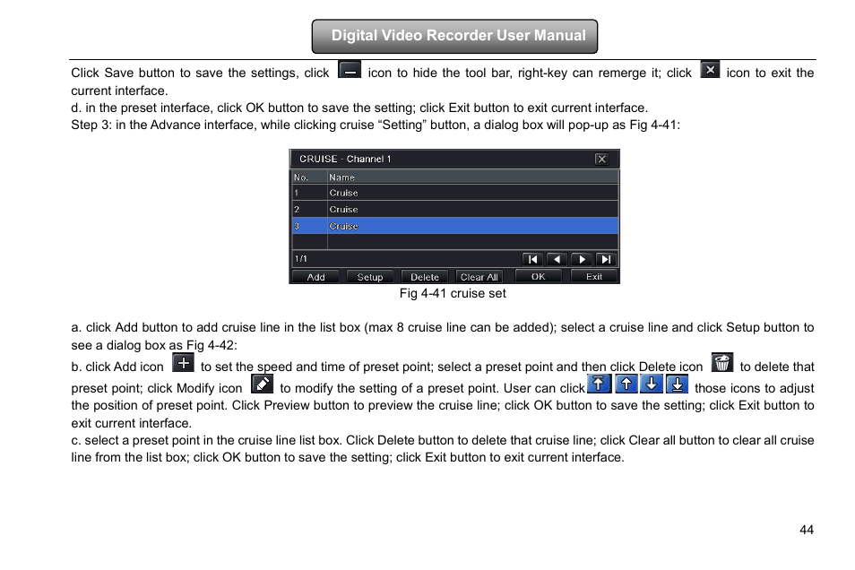 COP-USA DVRHD-8D1 User Manual | Page 50 / 124