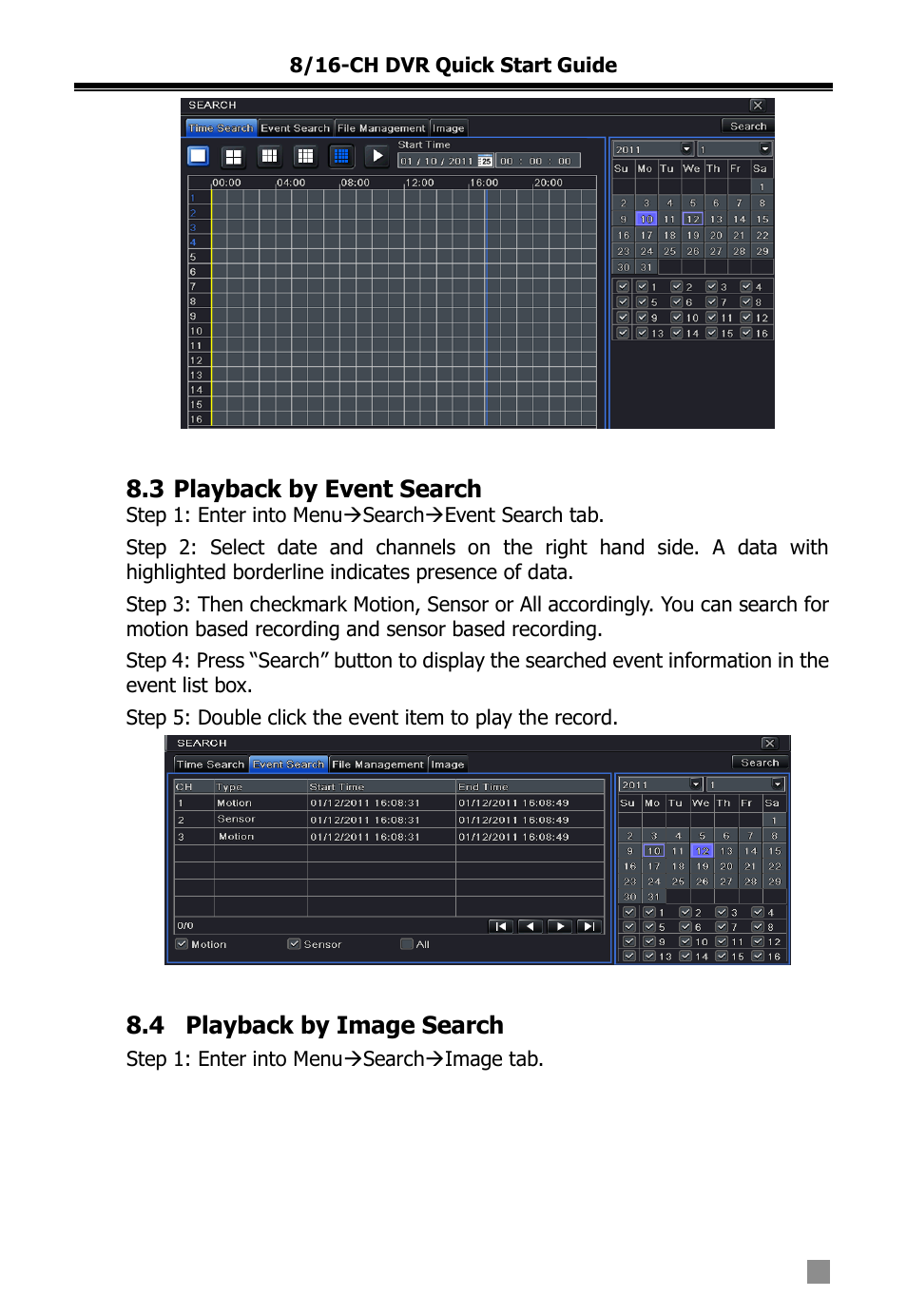 COP-USA DVRC264-16ME-A User Manual | Page 119 / 122