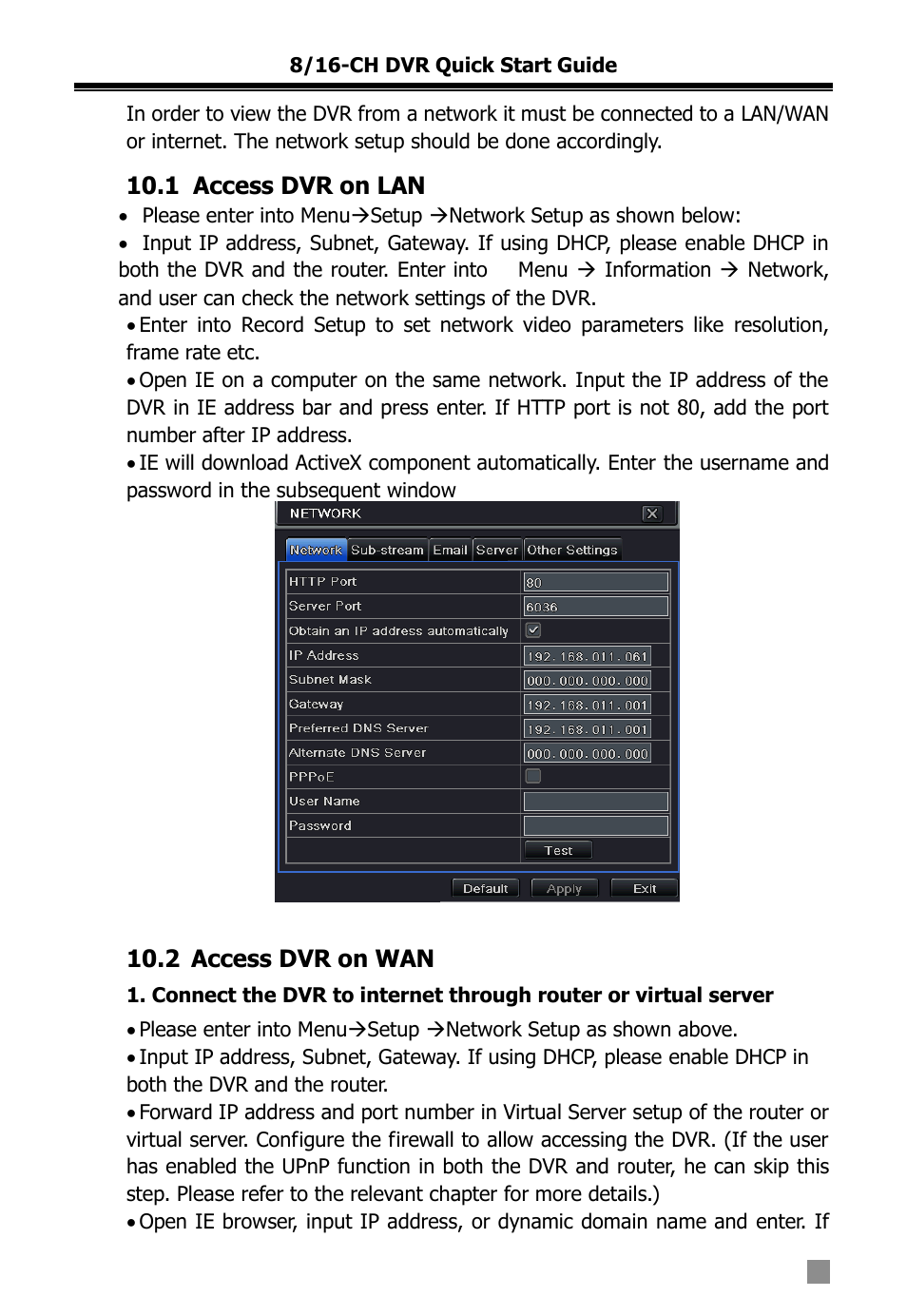 COP-USA DVRC264-16ME-A User Manual | Page 121 / 122