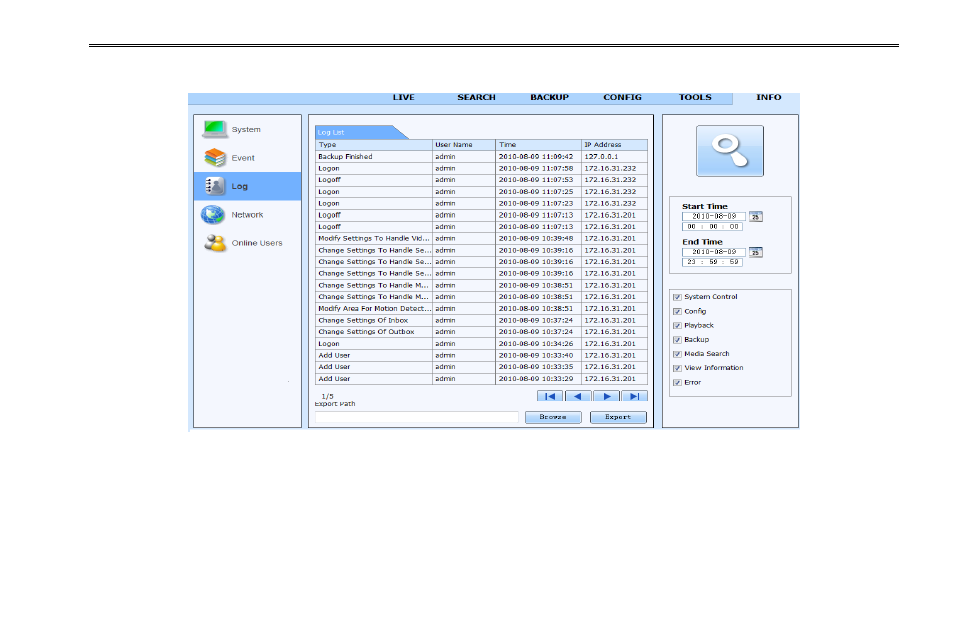 COP-USA DVRC264-16ME-A User Manual | Page 73 / 122