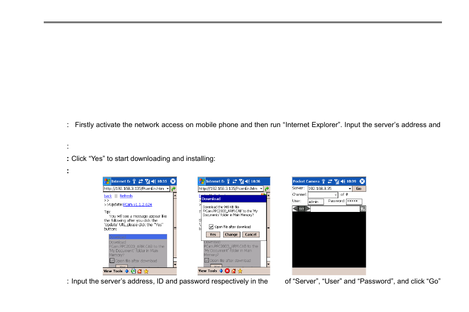 8 mobile surveillance, 1 by phones with windows mobile os | COP-USA DVRC264-16ME-A User Manual | Page 74 / 122